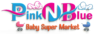 Pink N Blue Baby Super Market Logo